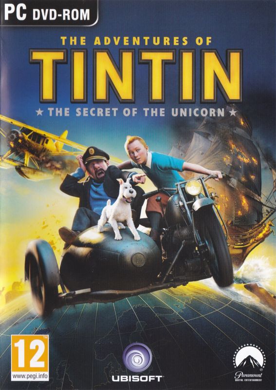 Adventures of Tintin: The Game box art for Nintendo 3DS